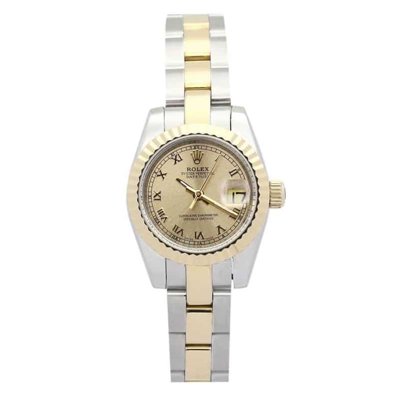 Rolex Datejust Lady Yellow Gold Dial 179163 Ladies 26MM