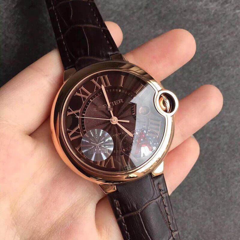 BALLON BLEU DE  W6920037 V6 FACTORY BROWN STRAP