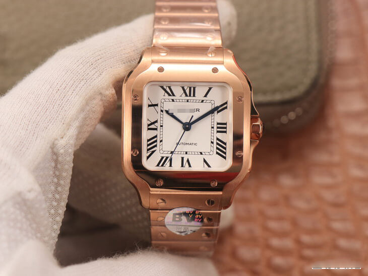 SANTOS WSSA0010 BV FACTORY ROSE GOLD CASE