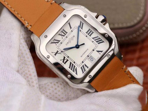 SANTOS DE   LARGE 2018 WSSA0009 KOR FACTORY WHITE DIAL