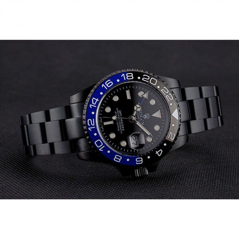 Rolex GMT Master II Black Dial Blue PR18239 Men Watch 41MM