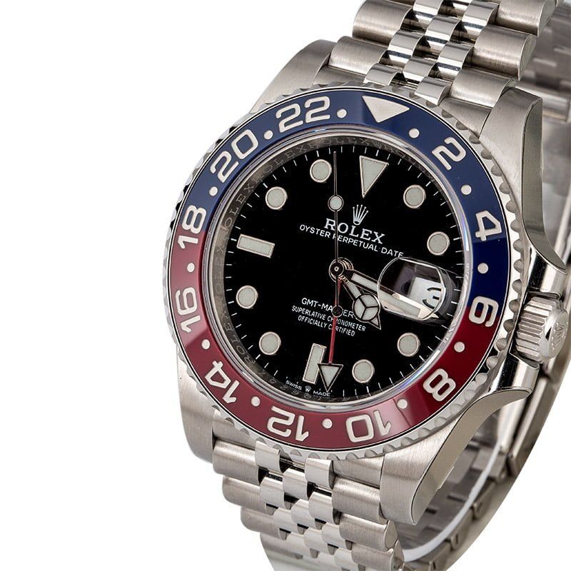 Swiss Rolex GMT II 126710BKSJ (Pepsi) Mans 48MM