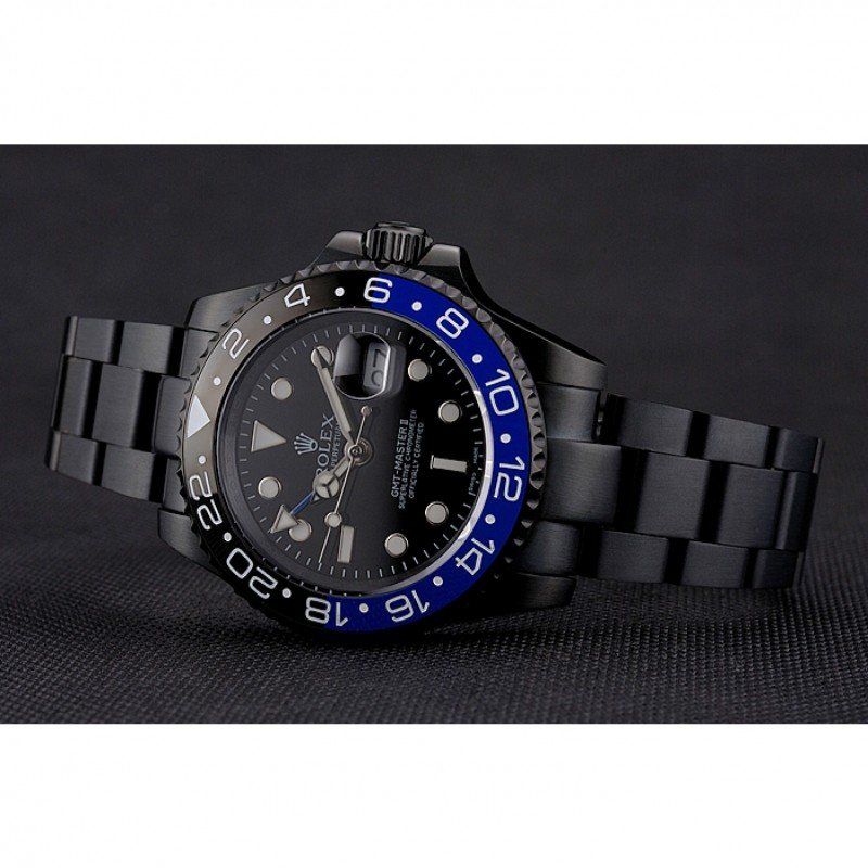 Rolex GMT Master II Black Dial Blue PR18239 Men Watch 41MM